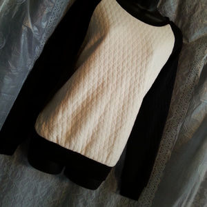 The Sloane Society Quilted Sweatshirt NWT